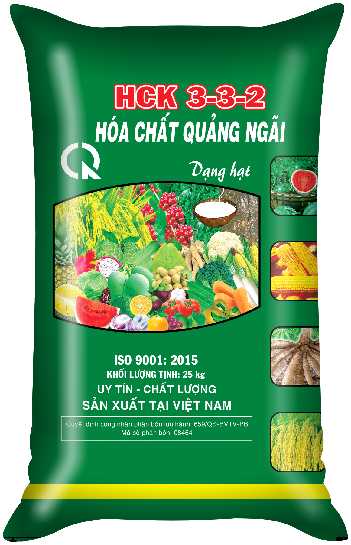 Phân bón Con Ngựa HCK 3-3-2+HCQN