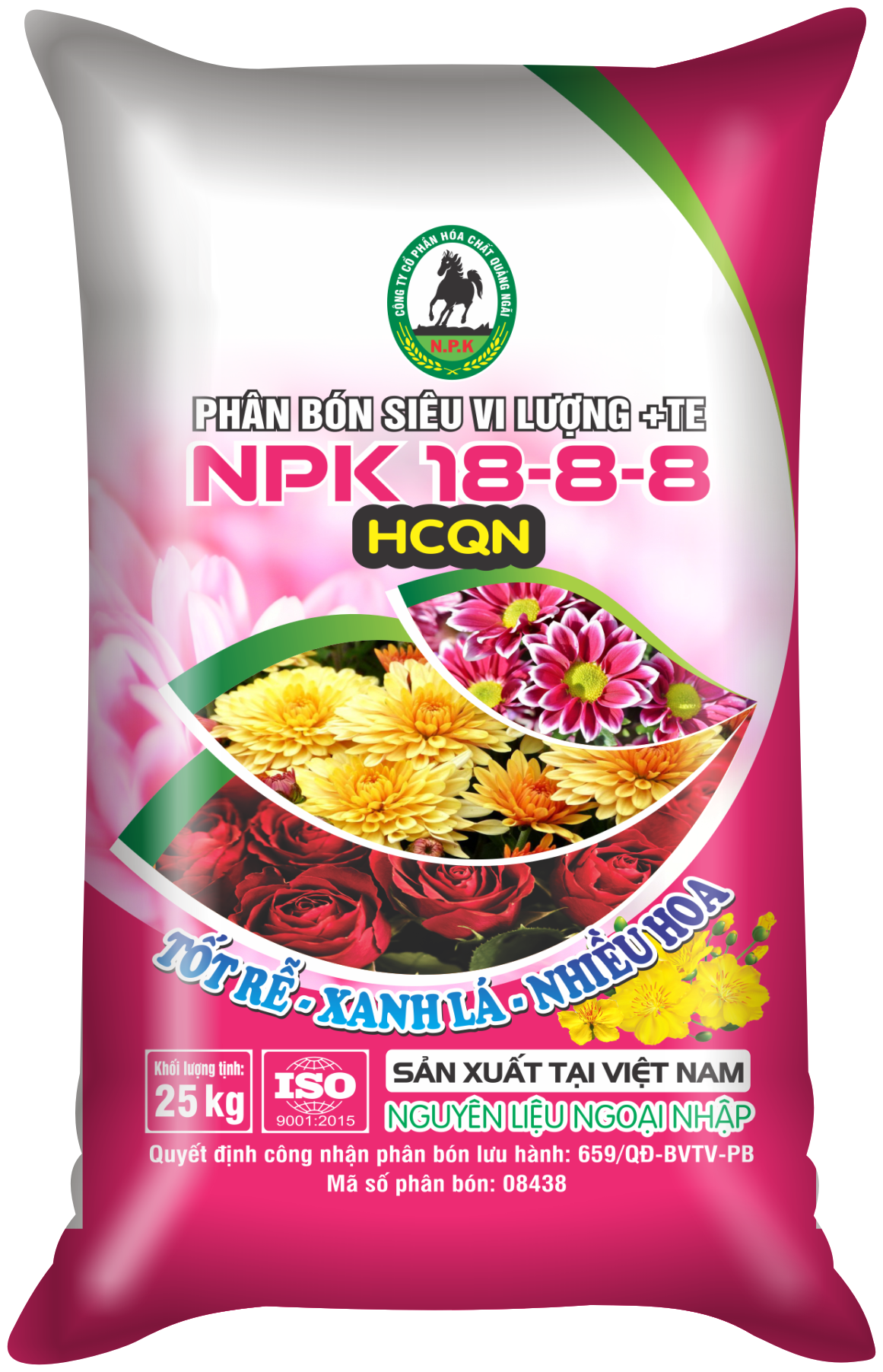 Phân bón Con Ngựa NPK 18-8-8+HCQN