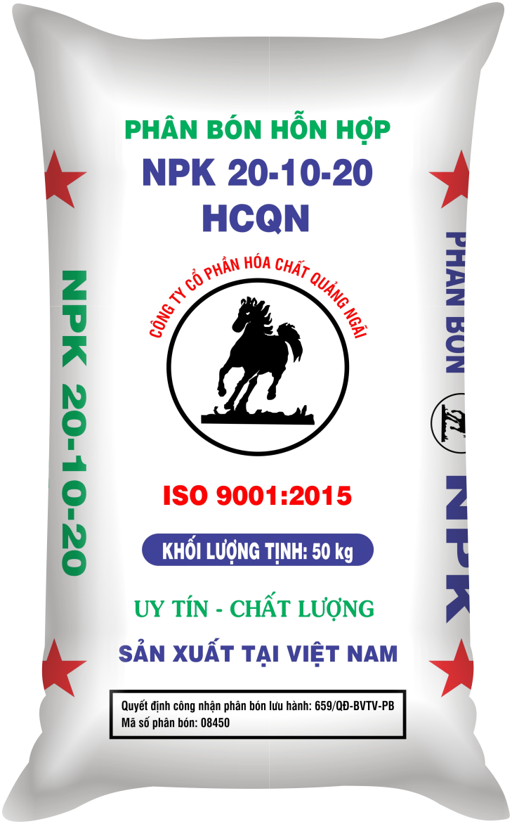 Phân bón Con Ngựa NPK 20-10-20+HCQN