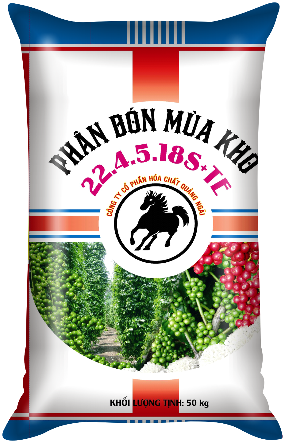 Phân bón Con Ngựa NPK 22-4-5+18S+HCQN